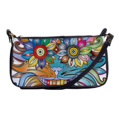 Anthropomorphic Flower Floral Plant Shoulder Clutch Bag by HermanTelo