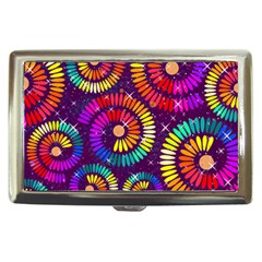 Abstract Background Spiral Colorful Cigarette Money Case by HermanTelo