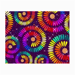 Abstract Background Spiral Colorful Small Glasses Cloth