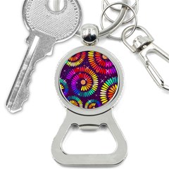 Abstract Background Spiral Colorful Bottle Opener Key Chains