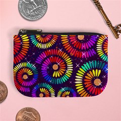 Abstract Background Spiral Colorful Mini Coin Purse