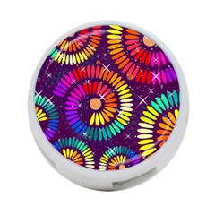 Abstract Background Spiral Colorful 4-port Usb Hub (one Side) by HermanTelo