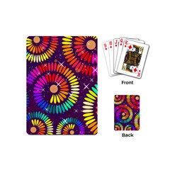 Abstract Background Spiral Colorful Playing Cards (mini) by HermanTelo