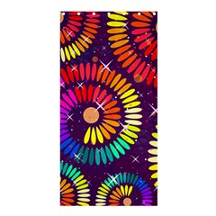 Abstract Background Spiral Colorful Shower Curtain 36  X 72  (stall)  by HermanTelo