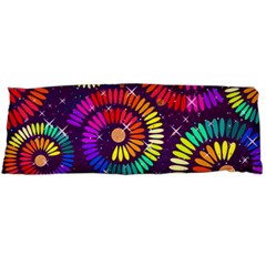 Abstract Background Spiral Colorful Body Pillow Case (dakimakura)