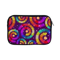 Abstract Background Spiral Colorful Apple Ipad Mini Zipper Cases