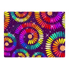 Abstract Background Spiral Colorful Double Sided Flano Blanket (mini)  by HermanTelo