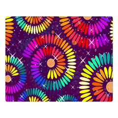 Abstract Background Spiral Colorful Double Sided Flano Blanket (large)  by HermanTelo