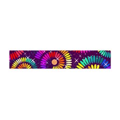 Abstract Background Spiral Colorful Flano Scarf (mini)