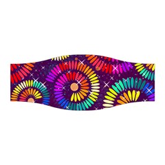 Abstract Background Spiral Colorful Stretchable Headband