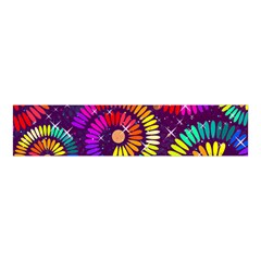 Abstract Background Spiral Colorful Velvet Scrunchie