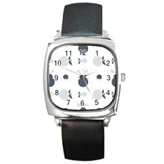 Apples Pears Continuous Square Metal Watch by HermanTelo