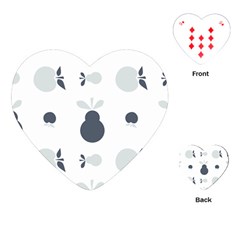 Apples Pears Continuous Playing Cards (heart) by HermanTelo