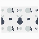 Apples Pears Continuous Large Glasses Cloth (2-Side) Front