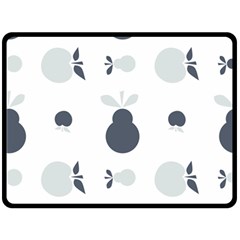 Apples Pears Continuous Fleece Blanket (large) 