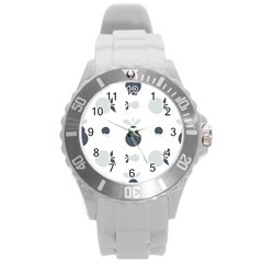 Apples Pears Continuous Round Plastic Sport Watch (l) by HermanTelo