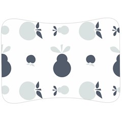 Apples Pears Continuous Velour Seat Head Rest Cushion by HermanTelo