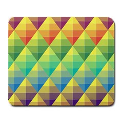 Background Colorful Geometric Triangle Large Mousepads by HermanTelo