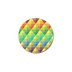 Background Colorful Geometric Triangle Golf Ball Marker (4 Pack)