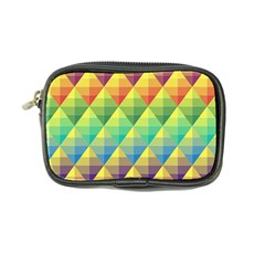 Background Colorful Geometric Triangle Coin Purse