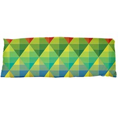 Background Colorful Geometric Triangle Body Pillow Case Dakimakura (two Sides) by HermanTelo