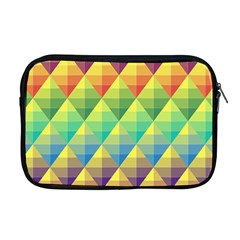 Background Colorful Geometric Triangle Apple Macbook Pro 17  Zipper Case