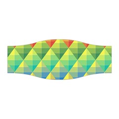 Background Colorful Geometric Triangle Stretchable Headband