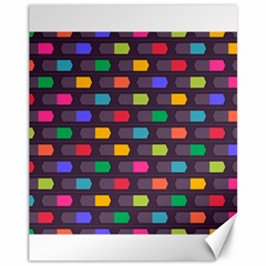 Background Colorful Geometric Canvas 11  x 14 