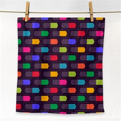 Background Colorful Geometric Face Towel