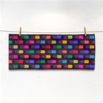 Background Colorful Geometric Hand Towel Front