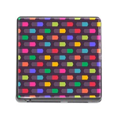 Background Colorful Geometric Memory Card Reader (Square 5 Slot)