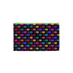 Background Colorful Geometric Cosmetic Bag (xs) by HermanTelo