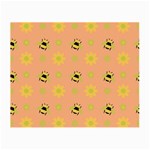 Bee Bug Nature Wallpaper Small Glasses Cloth (2-Side) Front