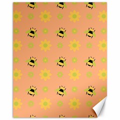 Bee Bug Nature Wallpaper Canvas 11  X 14  by HermanTelo