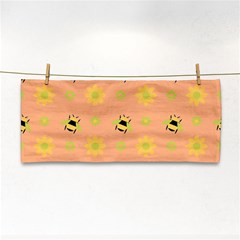 Bee Bug Nature Wallpaper Hand Towel by HermanTelo