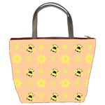 Bee Bug Nature Wallpaper Bucket Bag Back