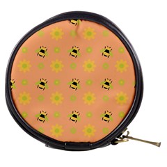 Bee Bug Nature Wallpaper Mini Makeup Bag