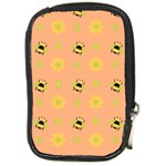 Bee Bug Nature Wallpaper Compact Camera Leather Case Front