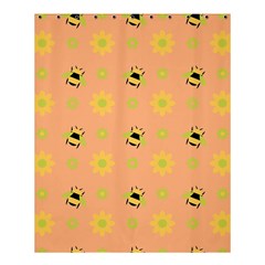 Bee Bug Nature Wallpaper Shower Curtain 60  X 72  (medium)  by HermanTelo