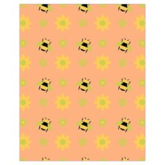 Bee Bug Nature Wallpaper Drawstring Bag (small)