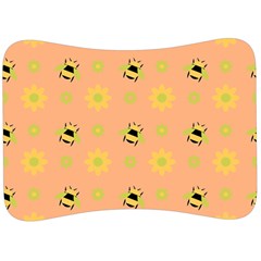 Bee Bug Nature Wallpaper Velour Seat Head Rest Cushion