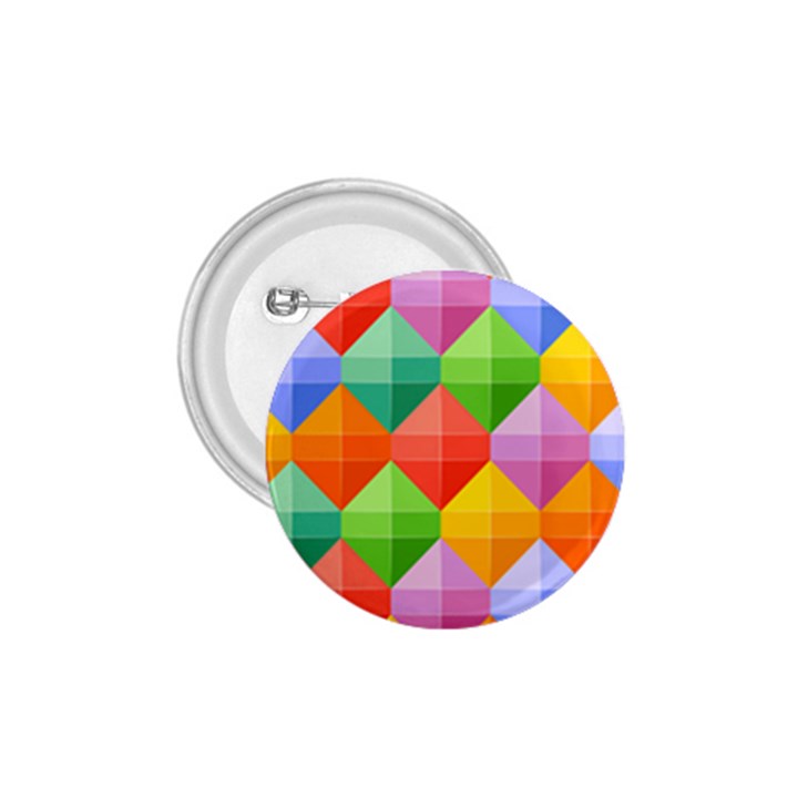 Background Colorful Geometric Triangle Rainbow 1.75  Buttons