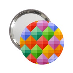 Background Colorful Geometric Triangle Rainbow 2 25  Handbag Mirrors by HermanTelo