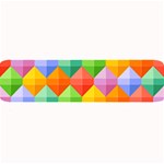 Background Colorful Geometric Triangle Rainbow Large Bar Mats 32 x8.5  Bar Mat