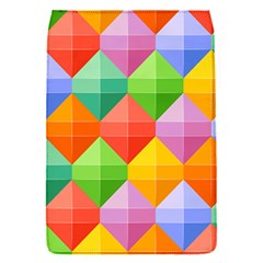 Background Colorful Geometric Triangle Rainbow Removable Flap Cover (s)