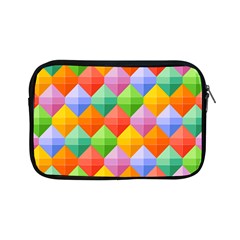 Background Colorful Geometric Triangle Rainbow Apple Ipad Mini Zipper Cases by HermanTelo