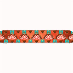 Background Floral Pattern Red Small Bar Mats by HermanTelo