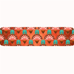 Background Floral Pattern Red Large Bar Mats by HermanTelo