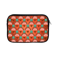 Background Floral Pattern Red Apple Ipad Mini Zipper Cases