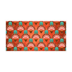 Background Floral Pattern Red Yoga Headband